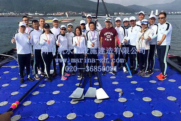 水上浮筒 水上浮動平臺 水上工程 廣州中航水上設(shè)施建造有限公司